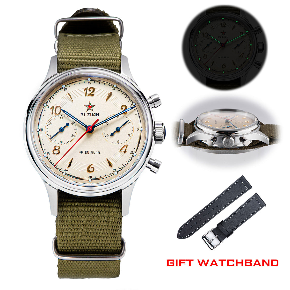 Chrono Heritage Seagull 1963 Movement Sapphire Crystal 38mm