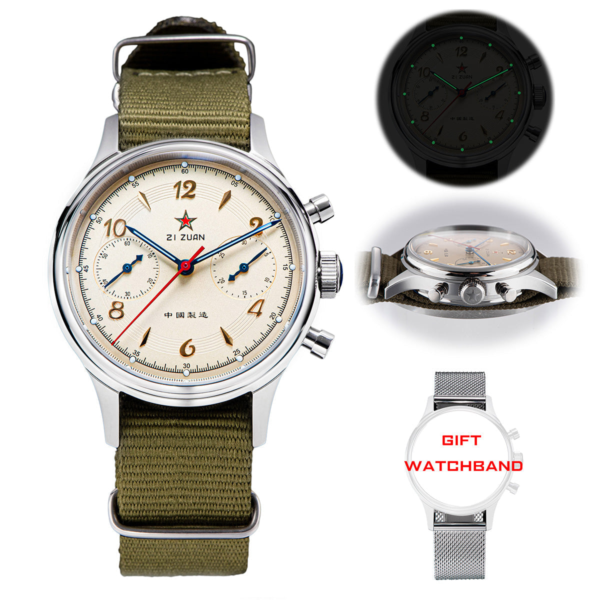 Chrono Heritage Seagull 1963 Movement Sapphire Crystal 38mm