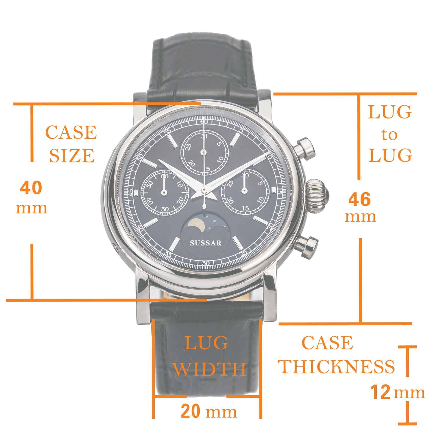 SUSSAR MoonPhase Chronograph