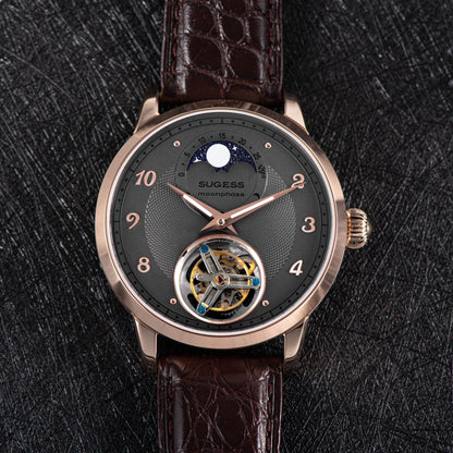 Sugess Tourbillon Master 429 ST8235 Moon Phase Tourbillon