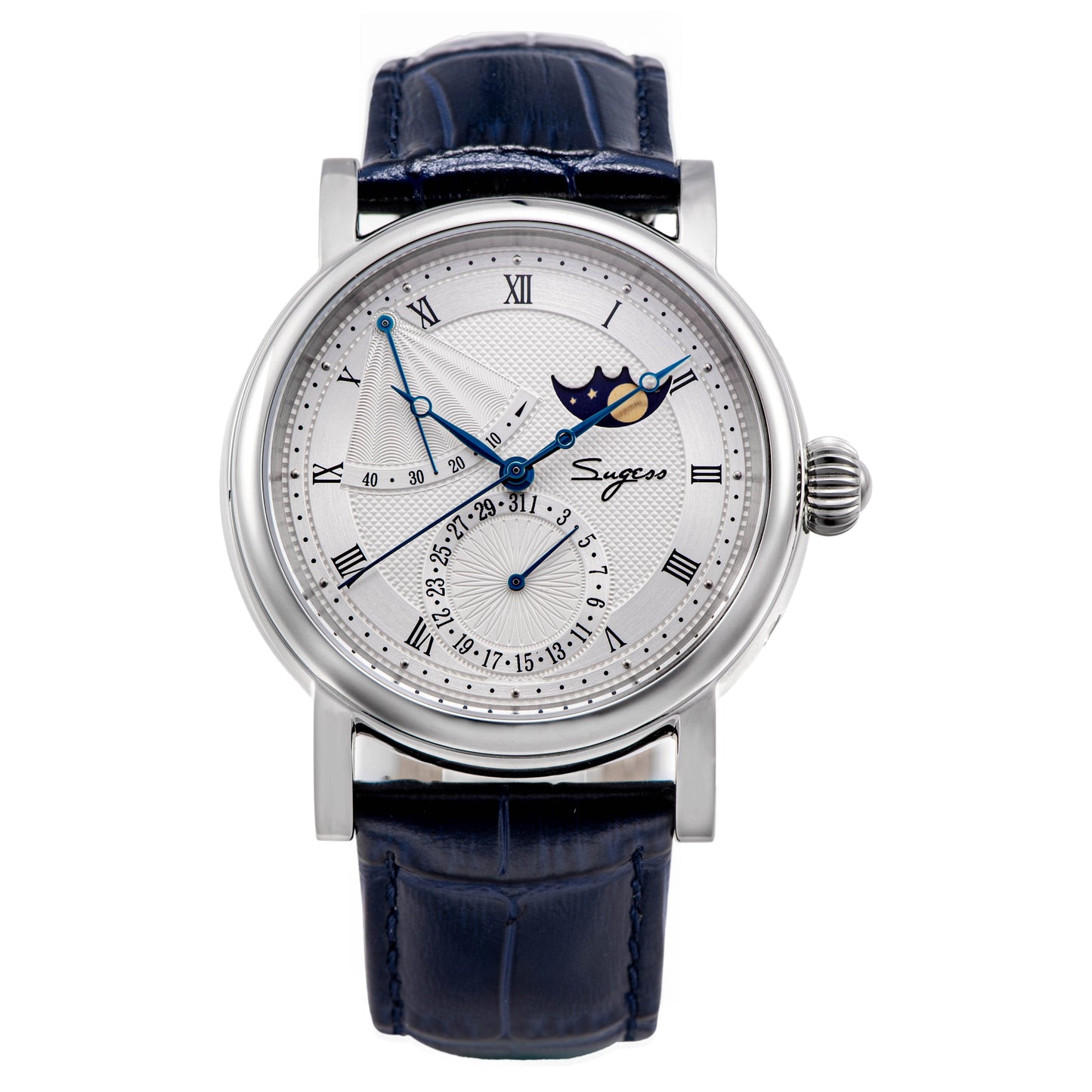 MoonPhase Master 426 Stainless Steel Case Power Reserve Indicator Date