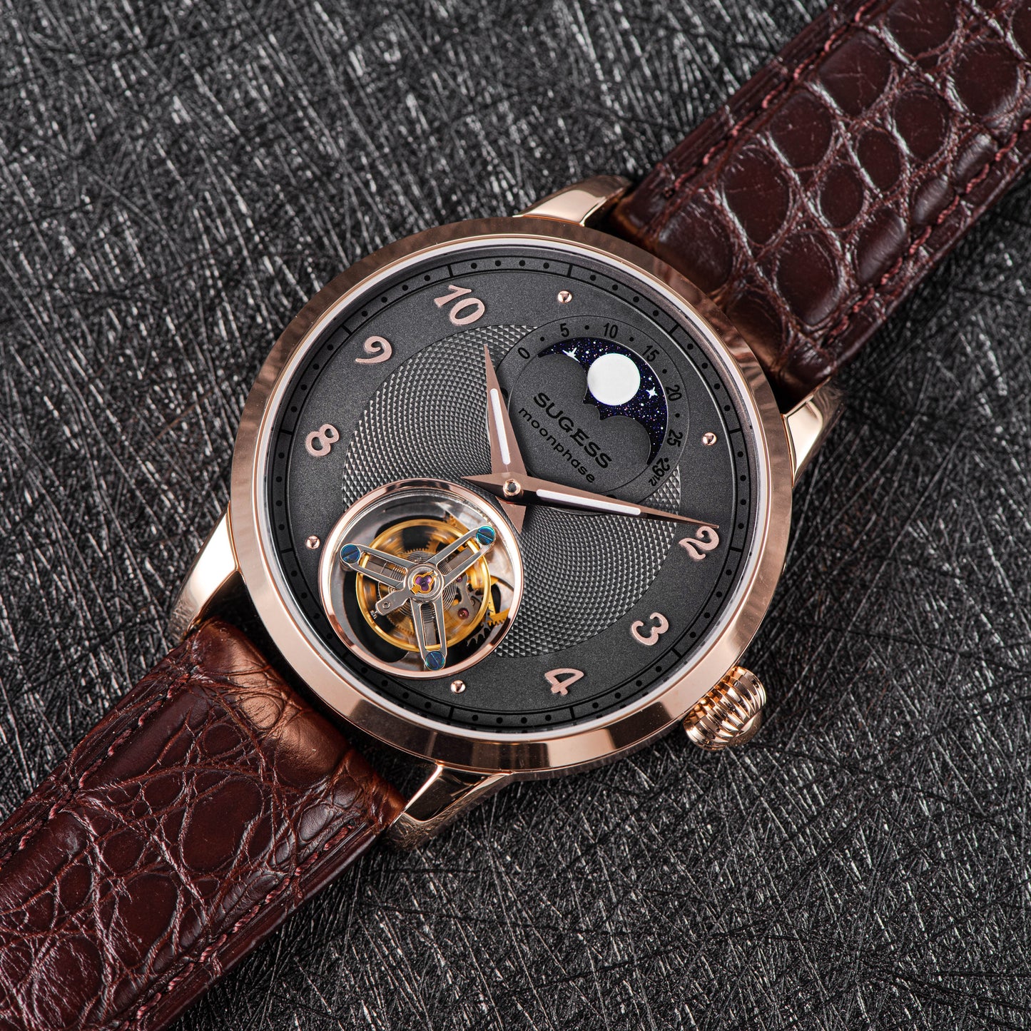 Sugess Tourbillon Master 429 ST8235 Moon Phase Tourbillon