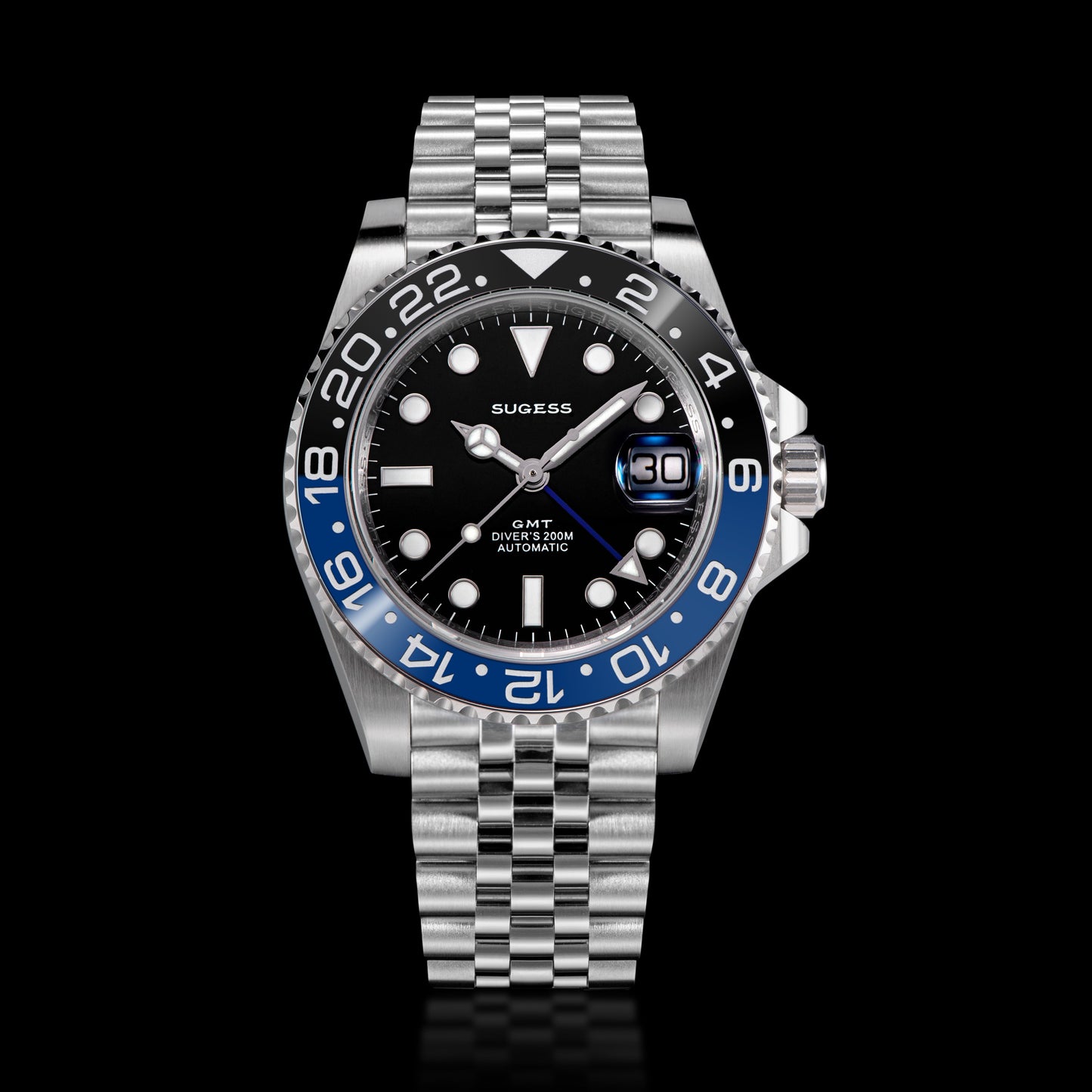 GMT DIVER'S SG126710BLNR Blue & Black Bezel