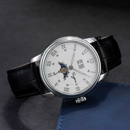 MoonPhase Master 437 Moon Phase Automatic Stainless-Steel