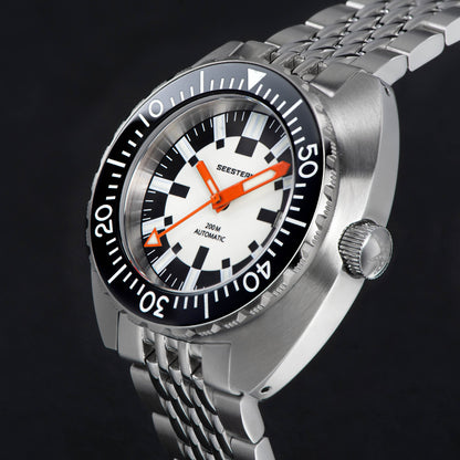 Seestern DOX12 Checker Dial Diver Luminous