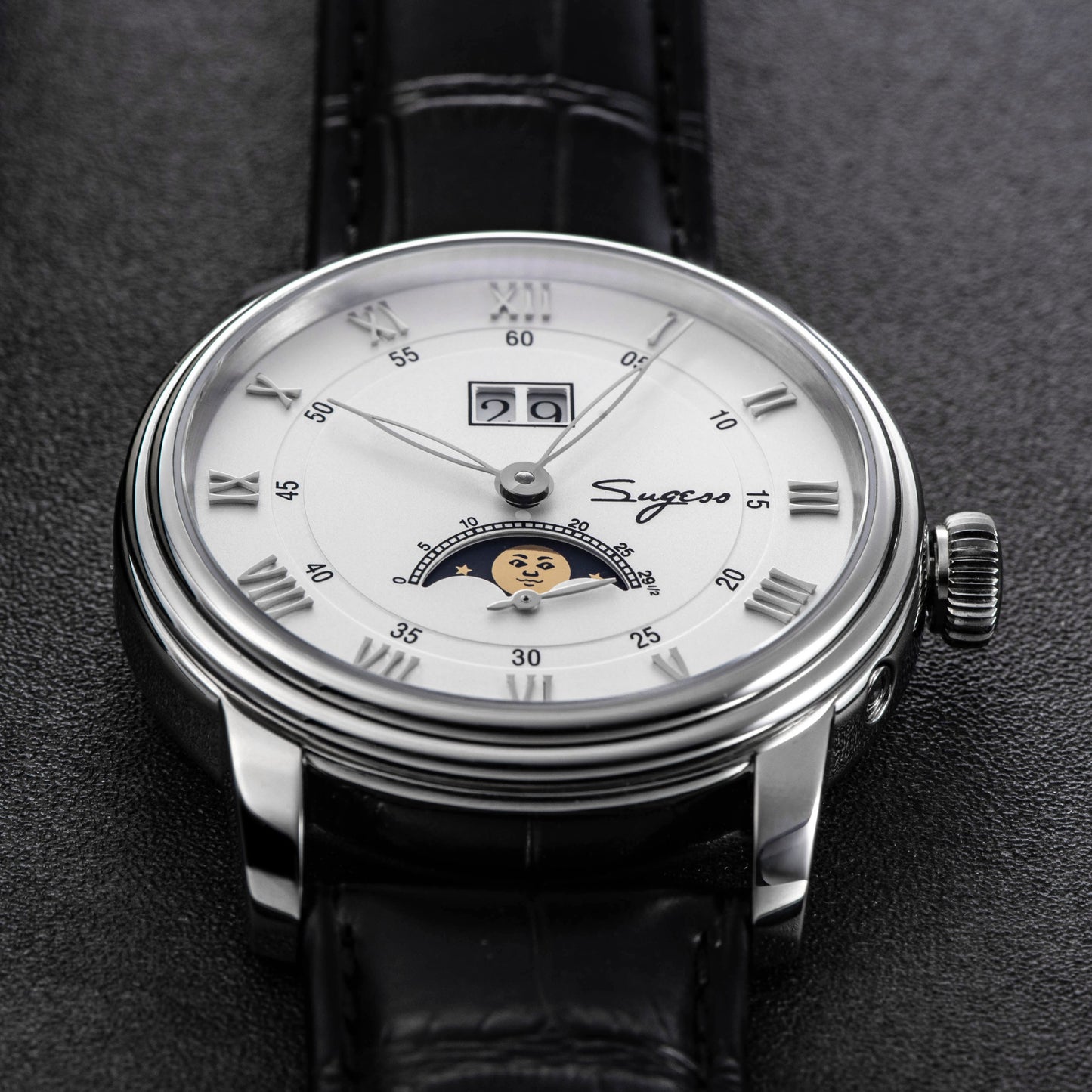 MoonPhase Master 437 Moon Phase Automatic Stainless-Steel