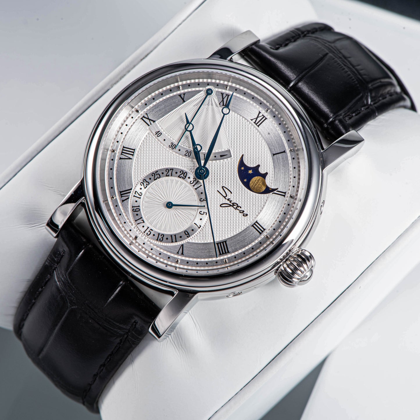 MoonPhase Master 426 Stainless Steel Case Power Reserve Indicator Date