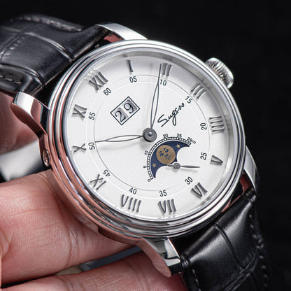 MoonPhase Master 437 Moon Phase Automatic Stainless-Steel