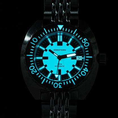 Seestern DOX12 Checker Dial Diver Luminous