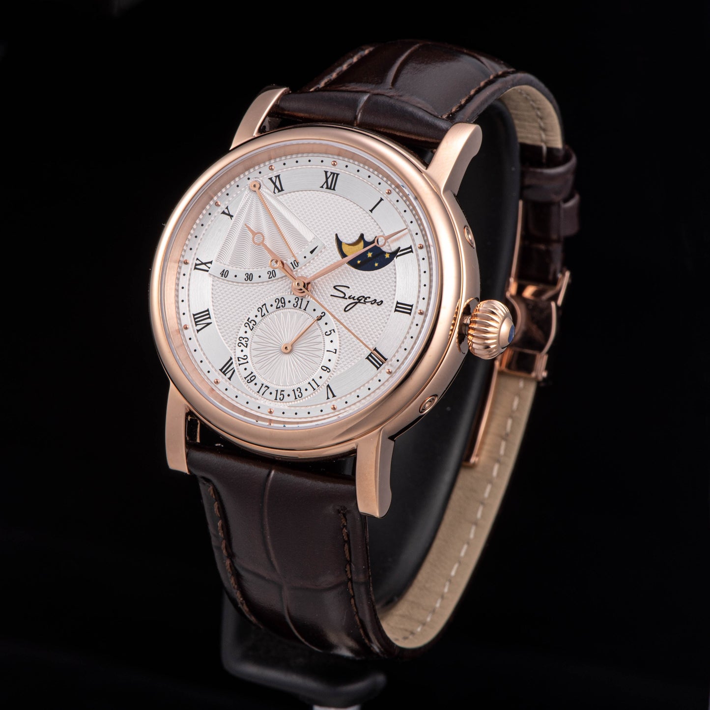 MoonPhase Master 426 Rose Gold Case Power Reserve Indicator Date