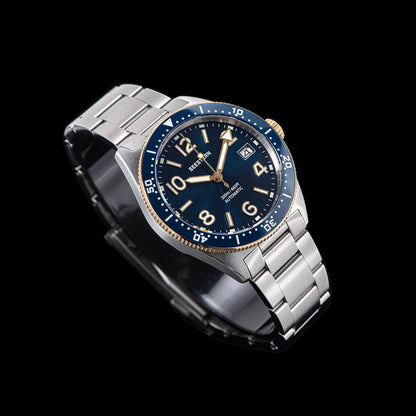 Seestern 434 Professional Diver Automatic 200m Water Resistant V2 (Bigger Watch Crown, Engrave Case Back)