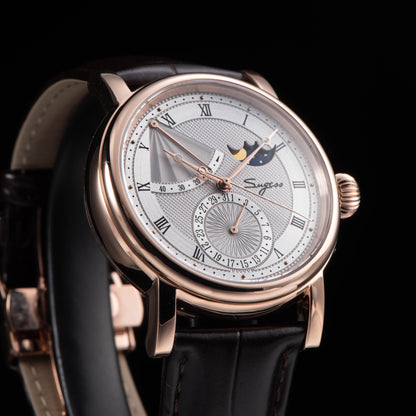 MoonPhase Master 426 Rose Gold Case Power Reserve Indicator Date