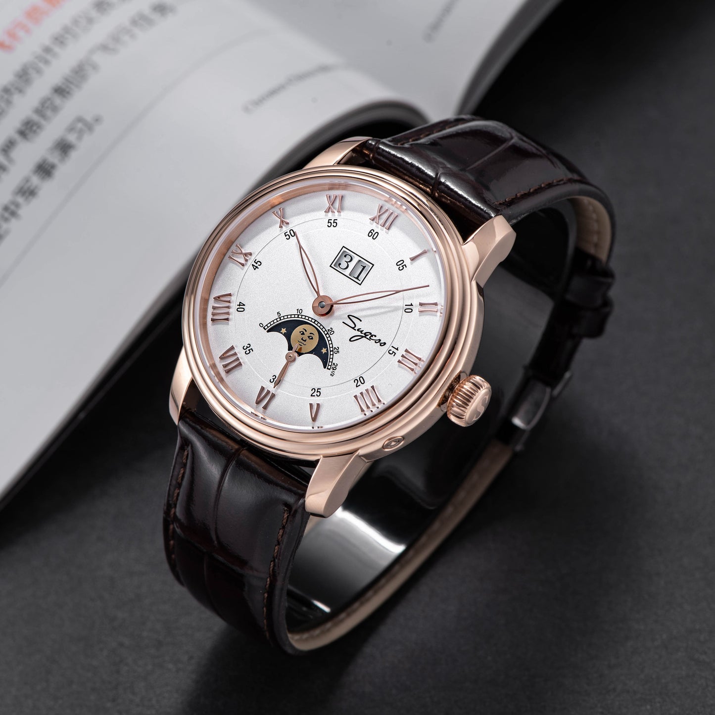 MoonPhase Master 437 Moon Phase Automatic Rose Gold