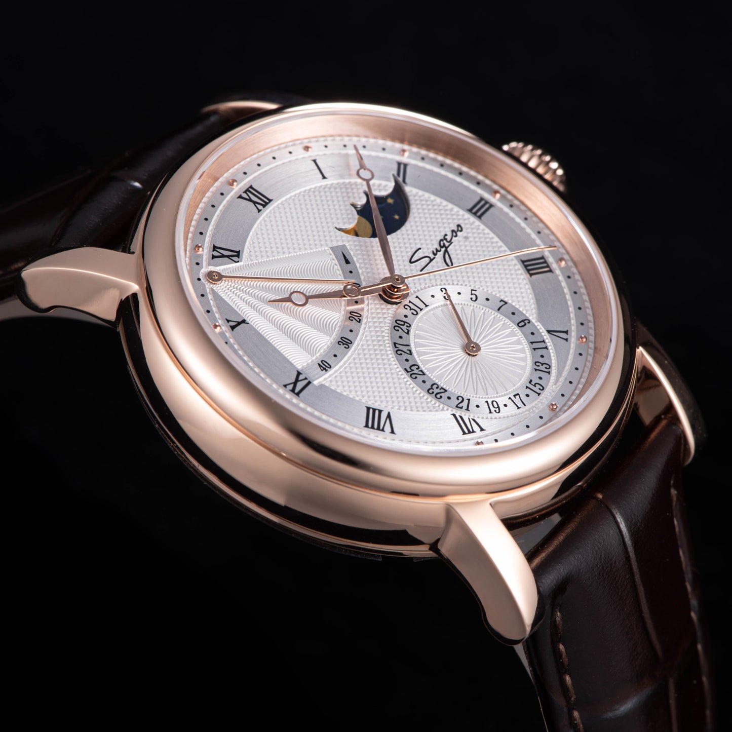 MoonPhase Master 426 Rose Gold Case Power Reserve Indicator Date