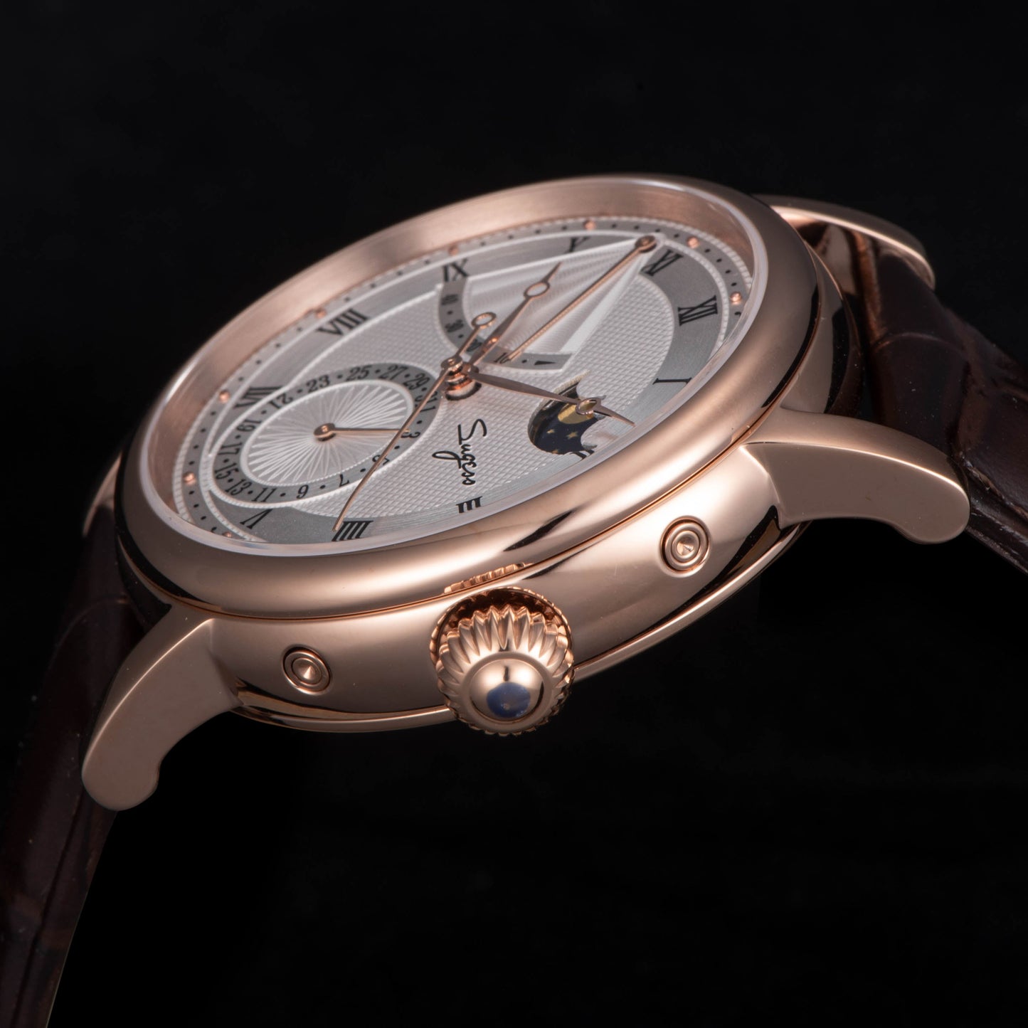 MoonPhase Master 426 Rose Gold Case Power Reserve Indicator Date