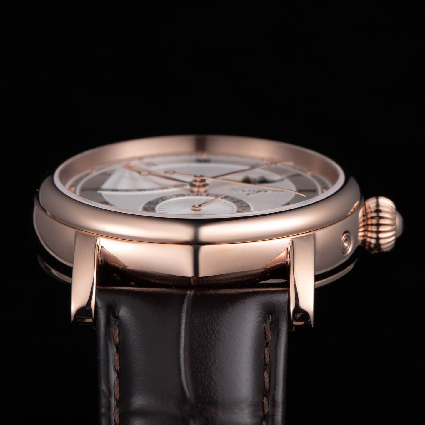 MoonPhase Master 426 Rose Gold Case Power Reserve Indicator Date