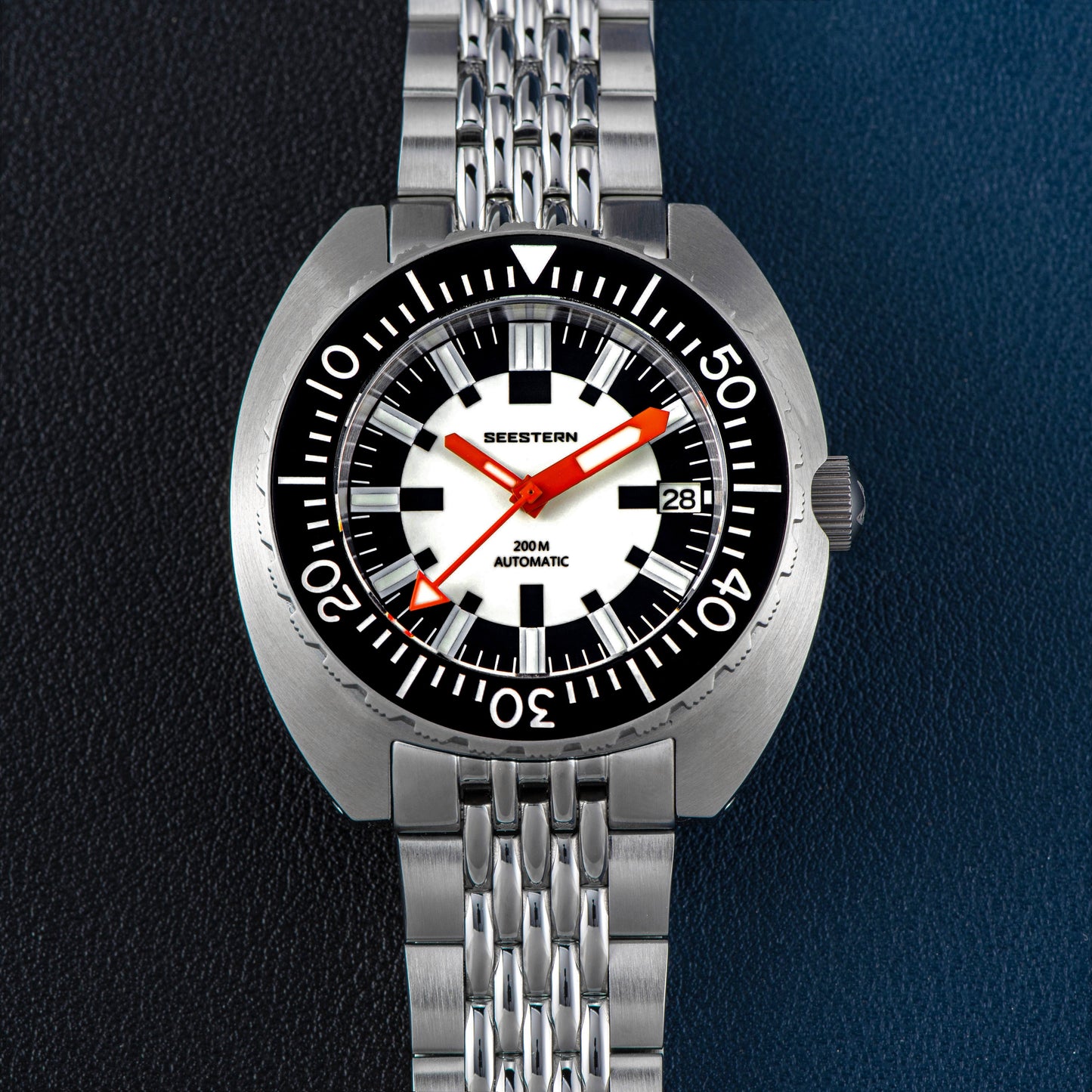 Seestern DOX12 Checker Dial Diver Luminous