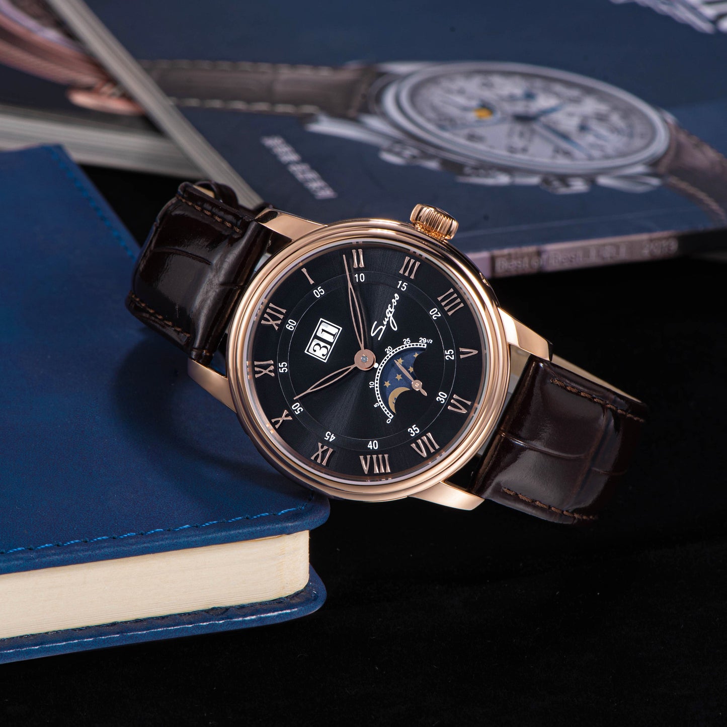 MoonPhase Master 437 Moon Phase Automatic Rose Gold