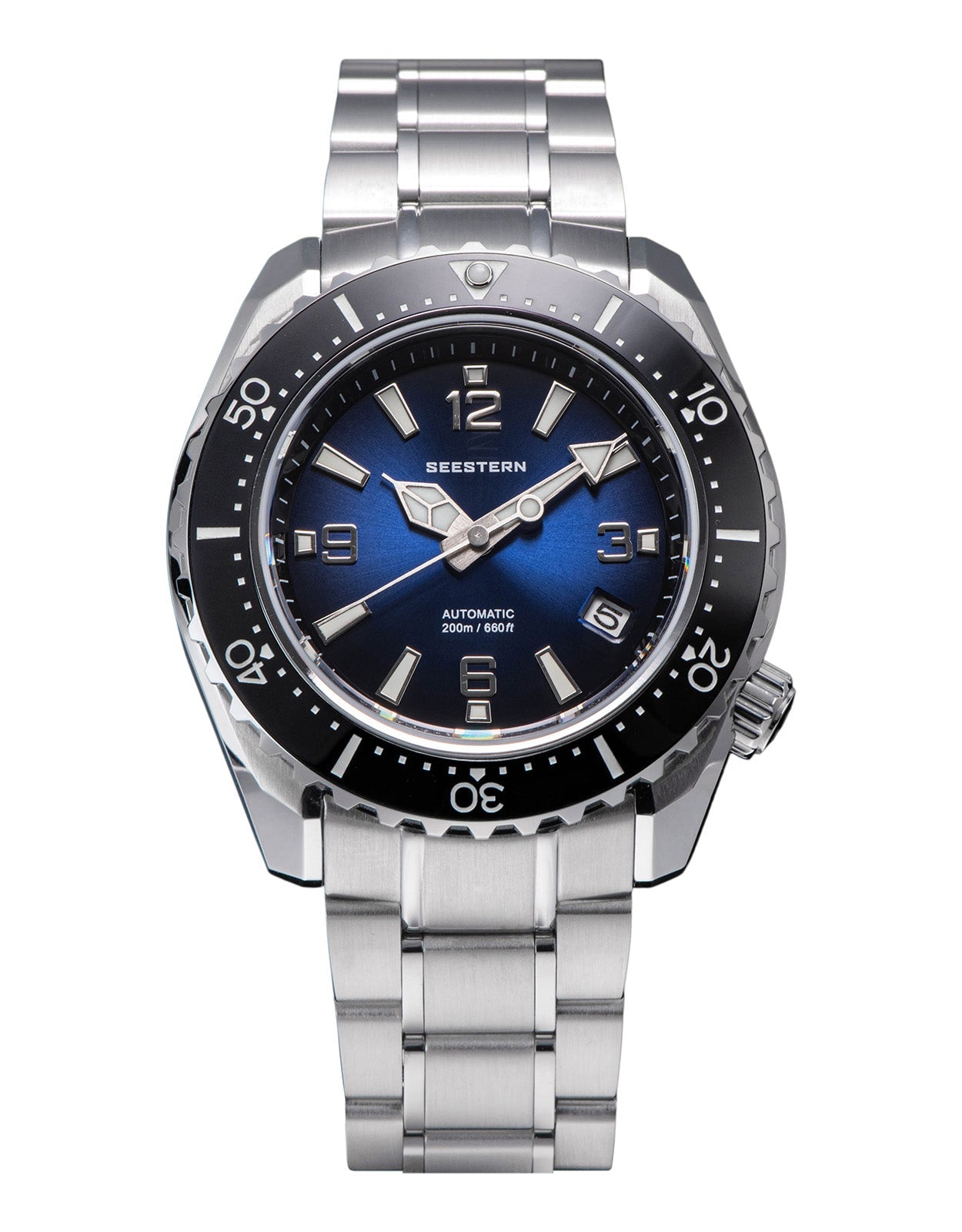 Seestern 416 Professional Diver Watch S416BL Blue Dial