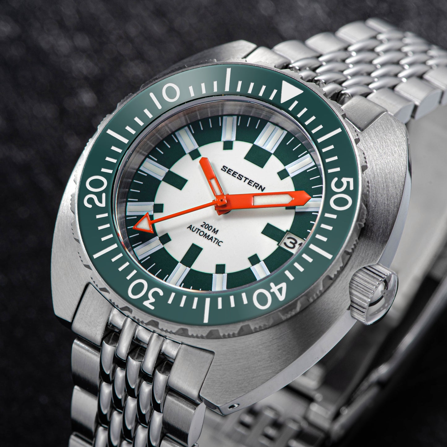 Seestern DOX12 Checker Dial Diver Luminous