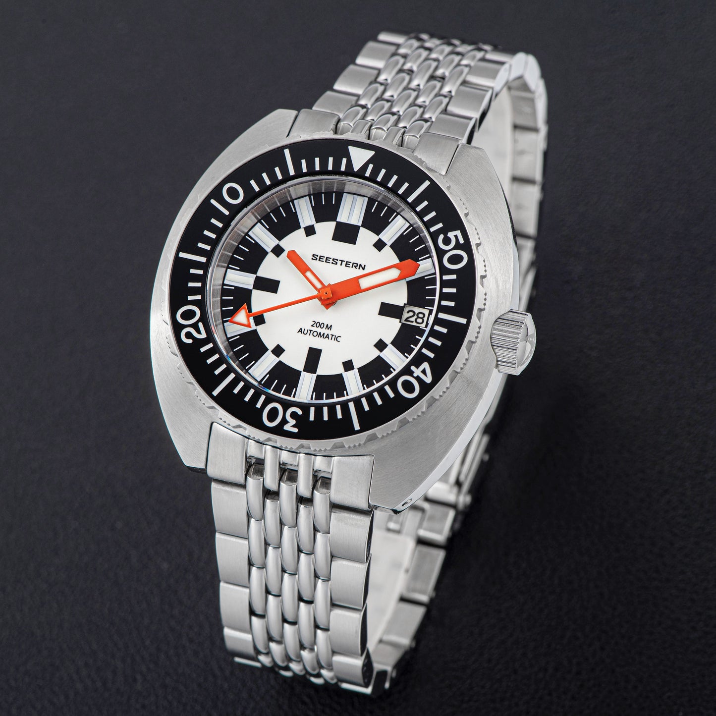 Seestern DOX12 Checker Dial Diver Luminous