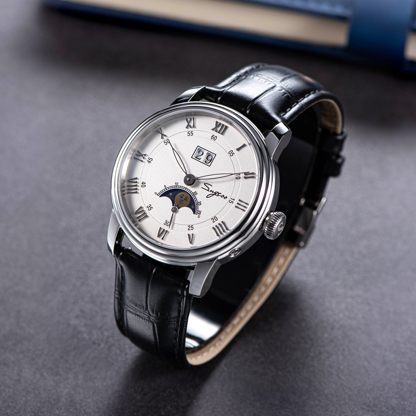 MoonPhase Master 437 Moon Phase Automatic Stainless-Steel