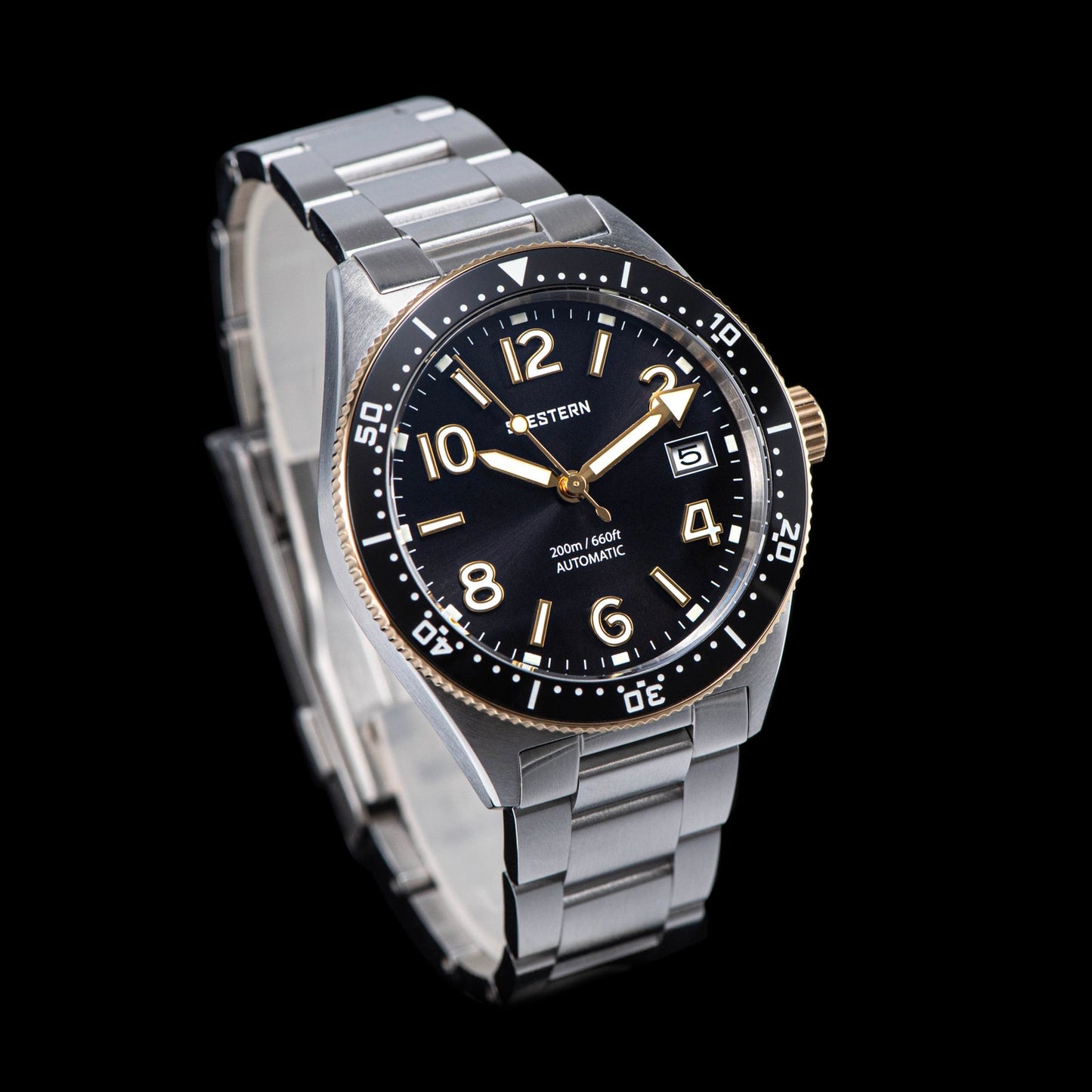 Seestern 434 Professional Diver Automatic 200m Water Resistant V2 (Bigger Watch Crown, Engrave Case Back)