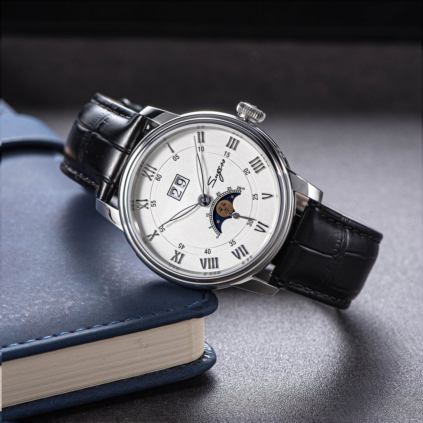 MoonPhase Master 437 Moon Phase Automatic Stainless-Steel