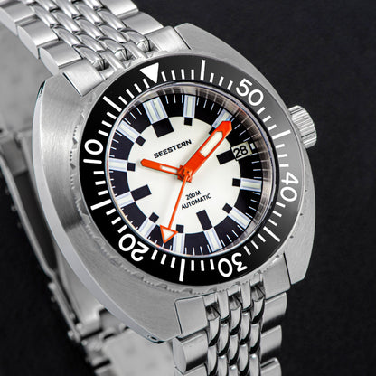 Seestern DOX12 Checker Dial Diver Luminous