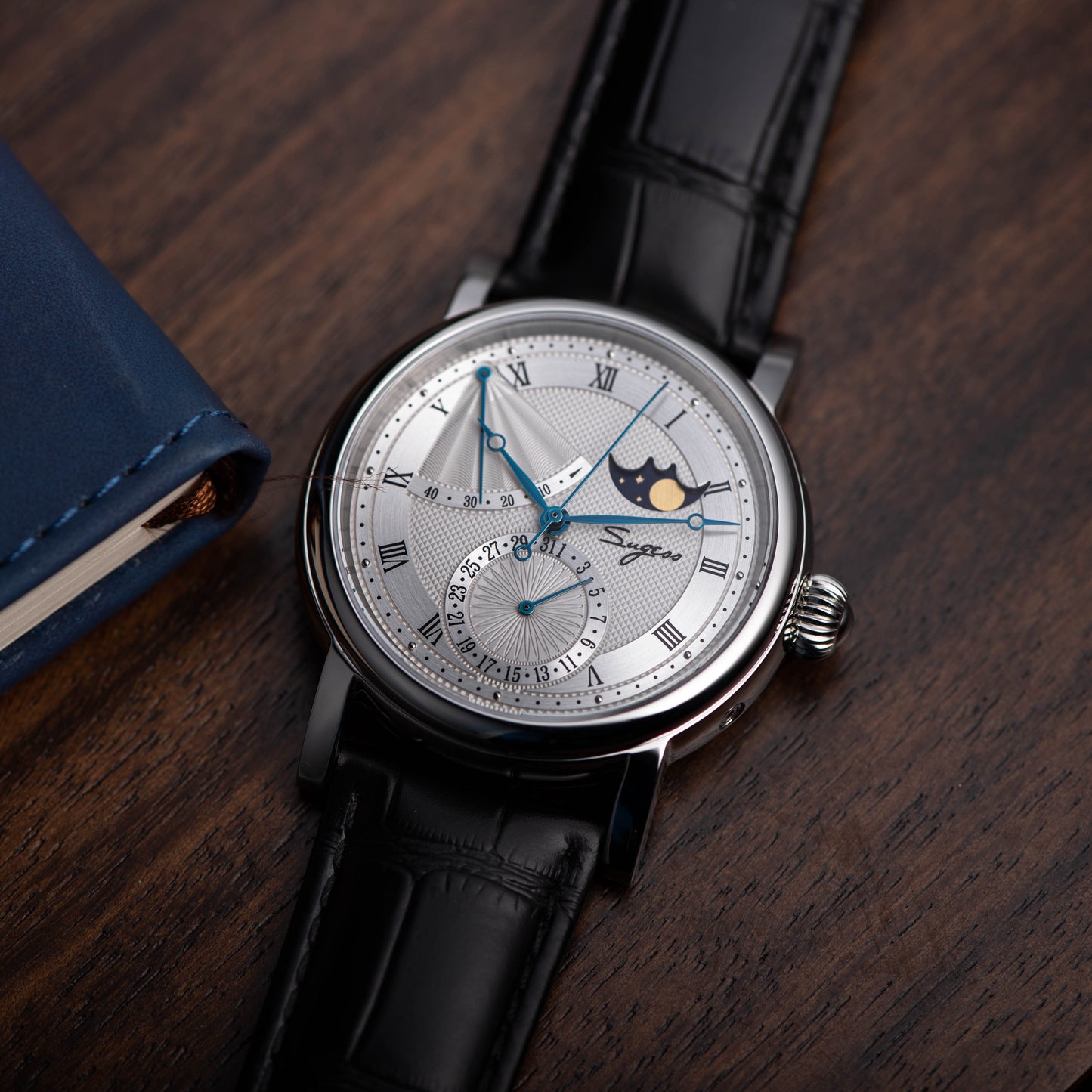 MoonPhase Master 426 Stainless Steel Case Power Reserve Indicator Date