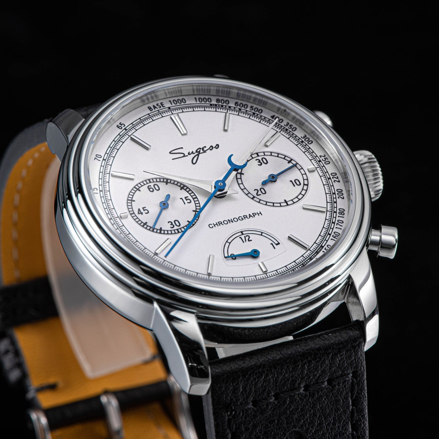 Chrono Master 438 White Dial Power Reserve Indicator