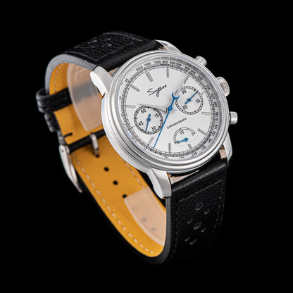 Chrono Master 438 White Dial Power Reserve Indicator