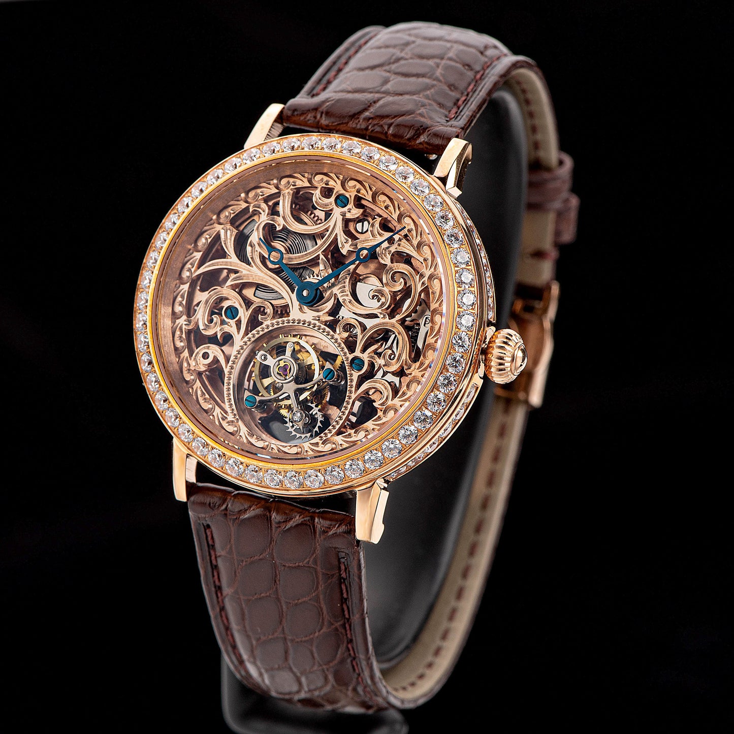 Tourbillon Master Diamond SU8000KS4 Rose Gold