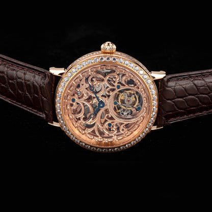 Tourbillon Master Diamond SU8000KS4 Rose Gold