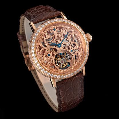 Tourbillon Master Diamond SU8000KS4 Rose Gold