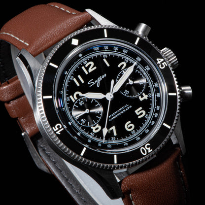 Chrono Heritage 423 Chronograph Black Dial