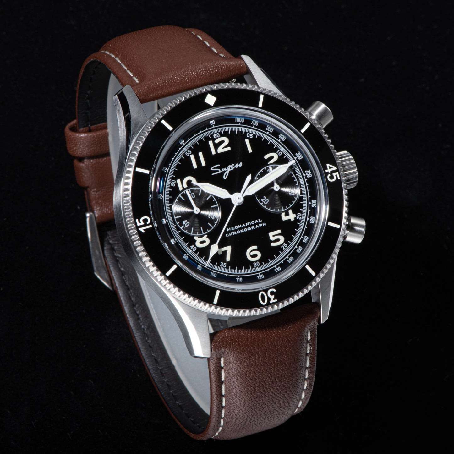 Chrono Heritage 423 Chronograph Black Dial