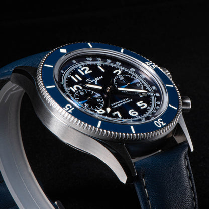 Chrono Heritage 423 Chronograph Blue Dial