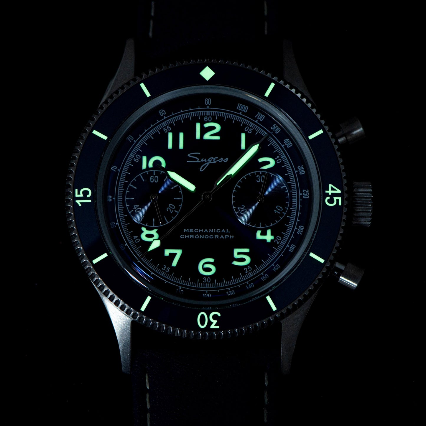 Chrono Heritage 423 Chronograph Green Dial