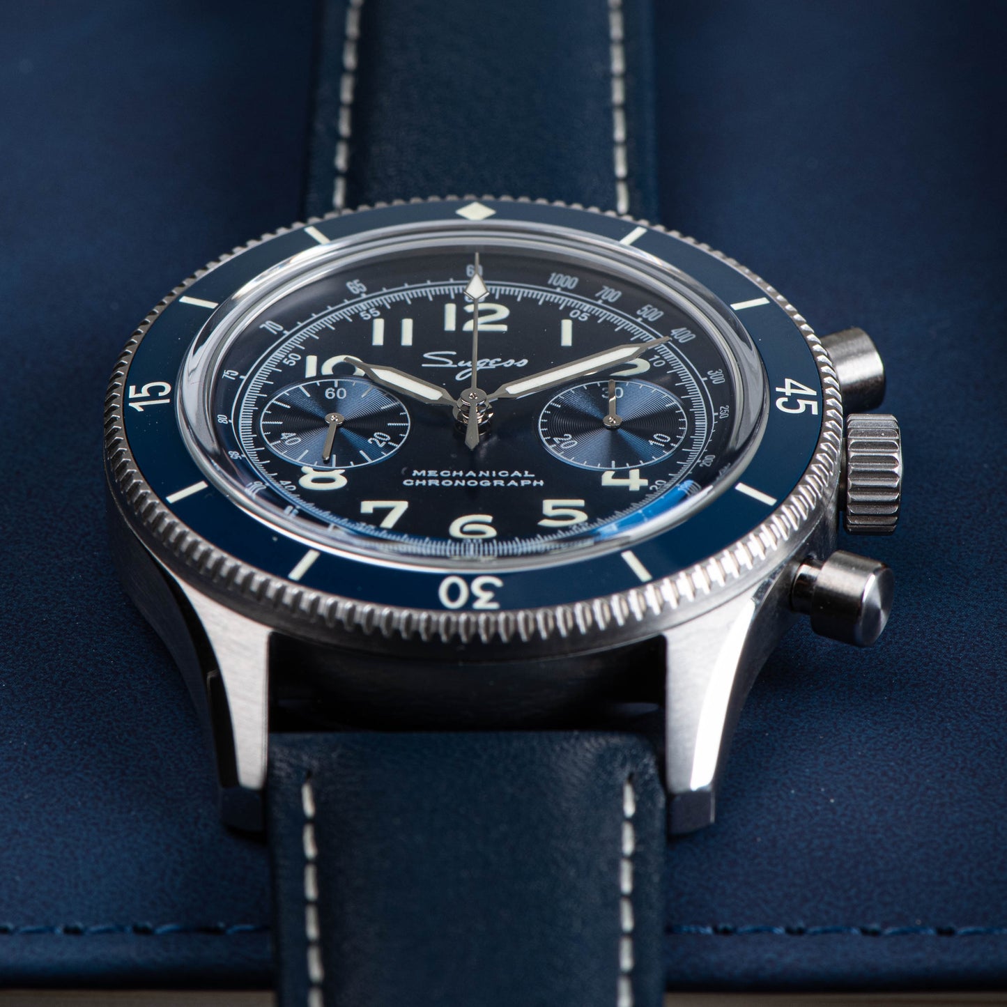 Chrono Heritage 423 Chronograph Blue Dial