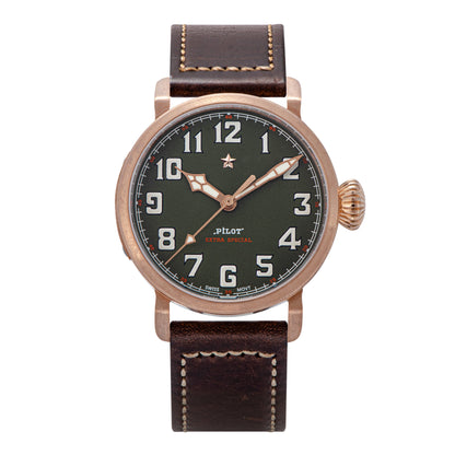 Pilot Master SUPILOT008 Green Dial ST2130 Movement