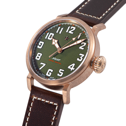 Pilot Master SUPILOT008 Green Dial ST2130 Movement