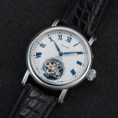 Seakors Tourbillon SE8002SW Blue Indexes Automatic