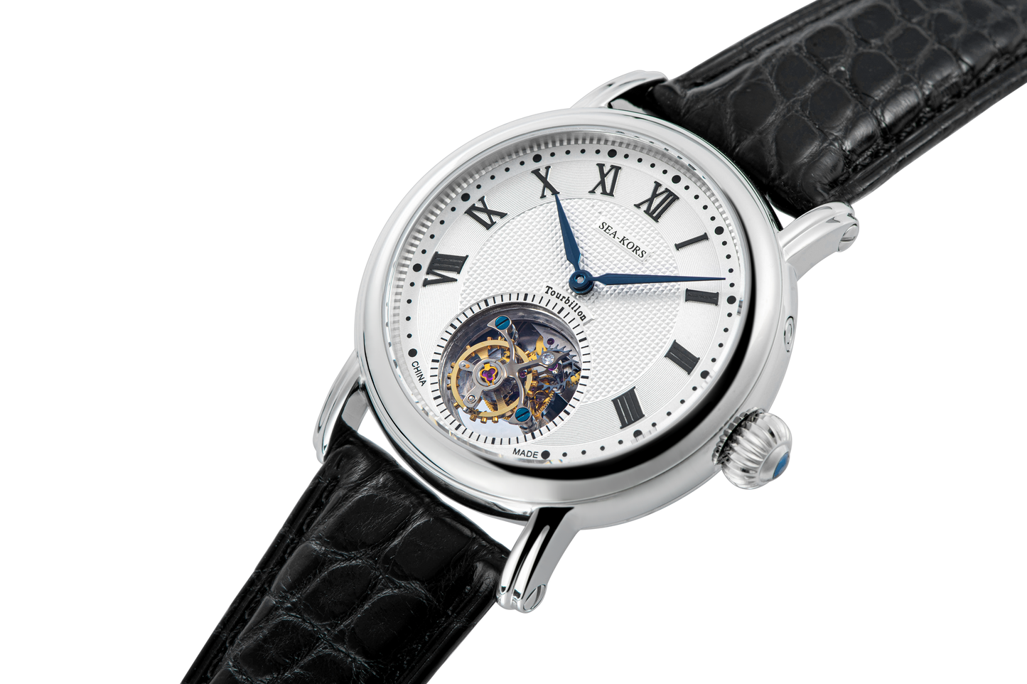 Seakors Tourbillon SE8000SK Black Indexes