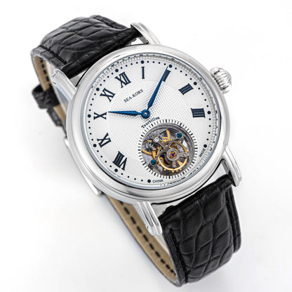 Seakors Tourbillon SE8000SK Black Indexes