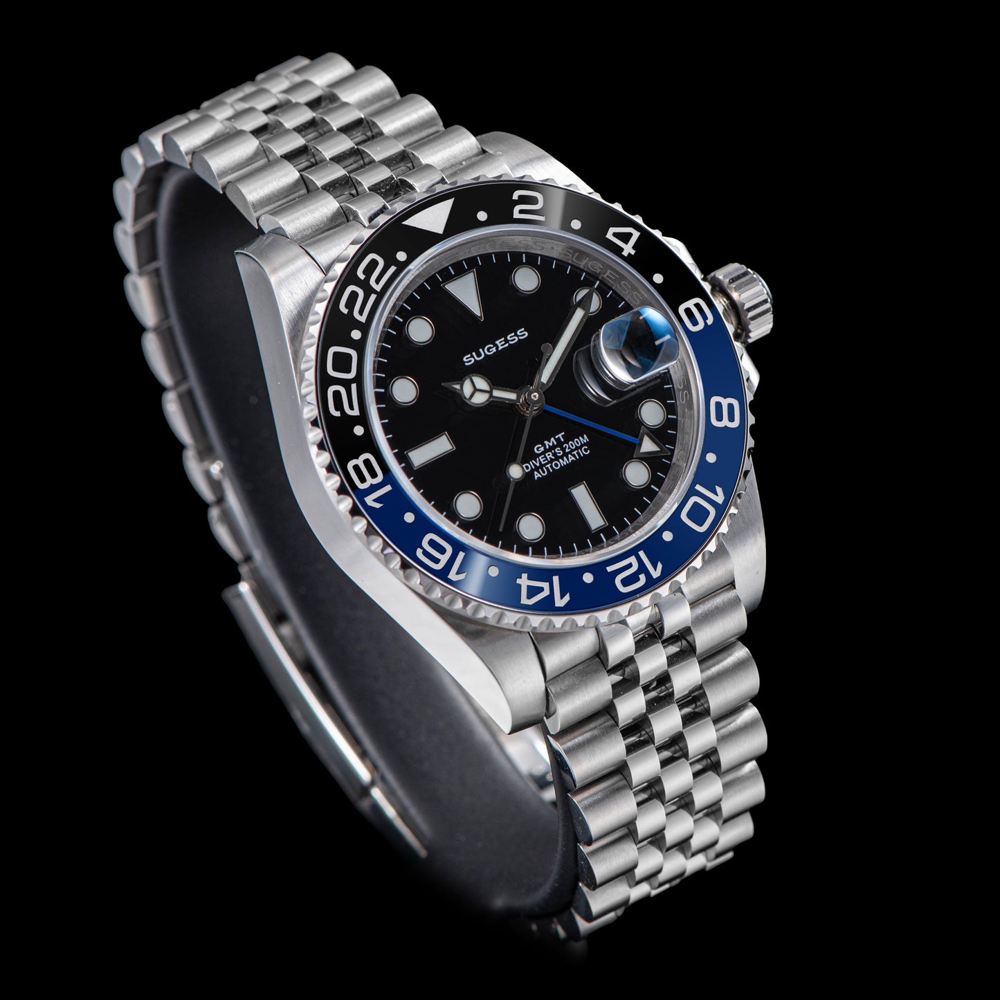 GMT DIVER'S SG126710BLNR Blue & Black Bezel