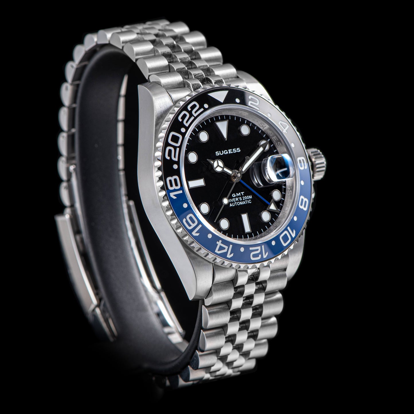 GMT DIVER'S SG126710BLNR Blue & Black Bezel