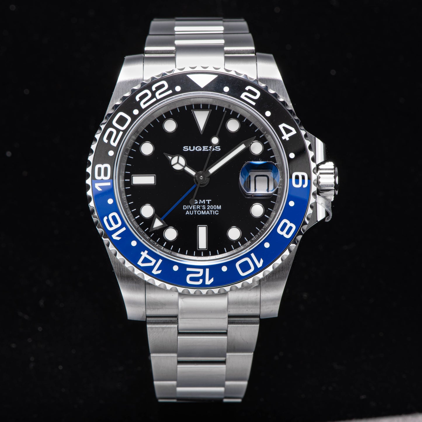 GMT DIVER'S SG126710BLNR Blue & Black Bezel