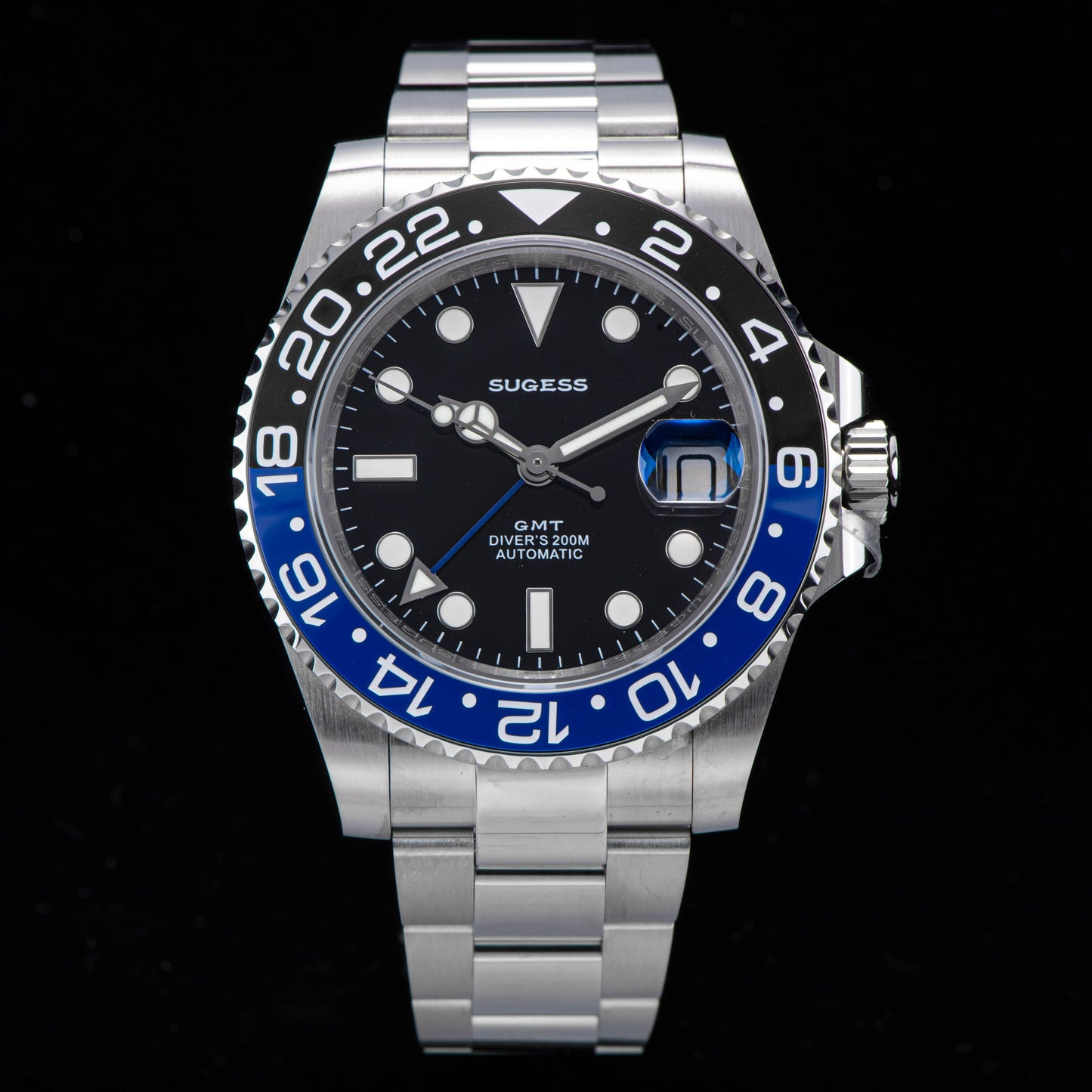 GMT DIVER'S SG126710BLNR Blue & Black Bezel