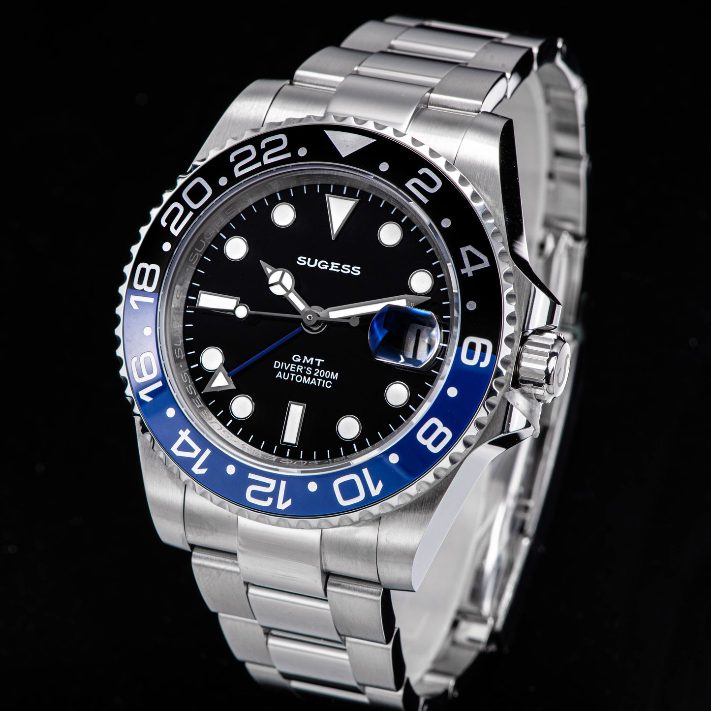 GMT DIVER'S SG126710BLNR Blue & Black Bezel